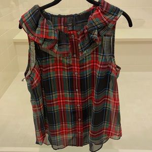 NWT j crew holiday blouse medium